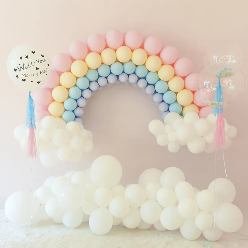10 шт./партия, цветной воздушный шар конфет, Macarons, воздушные флаконы для детского душа, свадебные украшения, латексный шарик для дня рождения, вечерние торжественные принадлежности