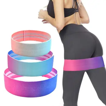 

Hip Trainer Cotton Resistance Bands Expander Hip Circle Workout Booty Fabric Bands Fitness Exercise Butt Legs Thigh Training