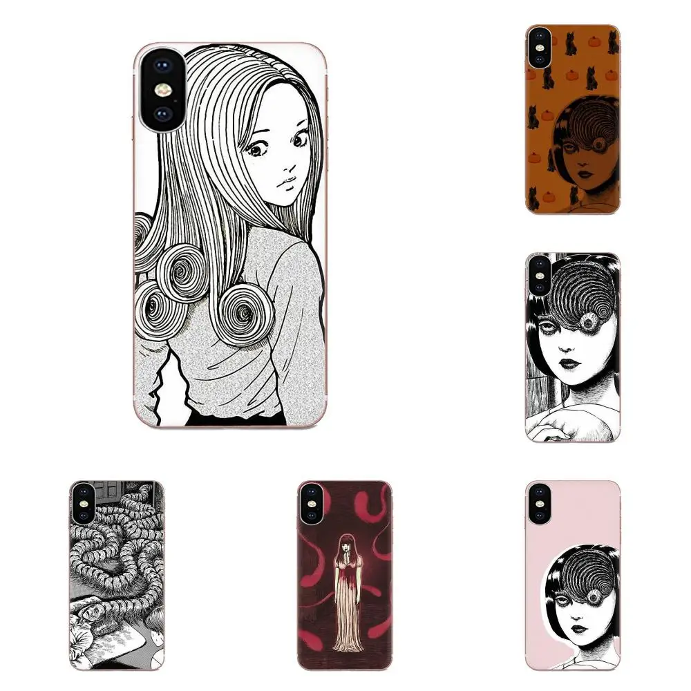 Джунджи Ito футболки ужас мягкий чехол накладка для мобильного телефона из ТПУ Huawei