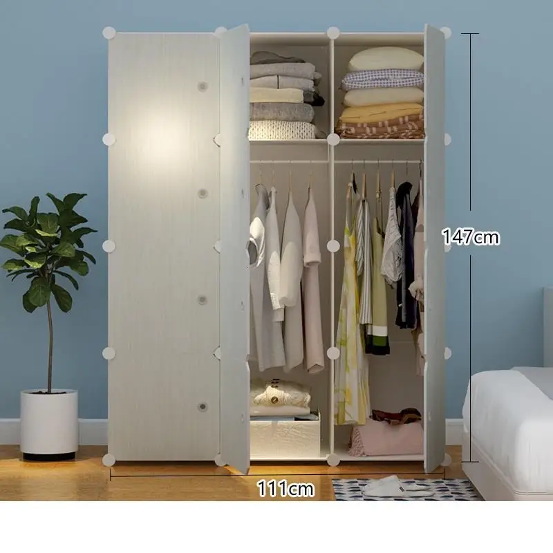 Guardaroba Ropero комод для Armario Armoire Rangement шкаф для хранения Mueble De Dormitorio мебель для спальни шкаф - Color: Version G