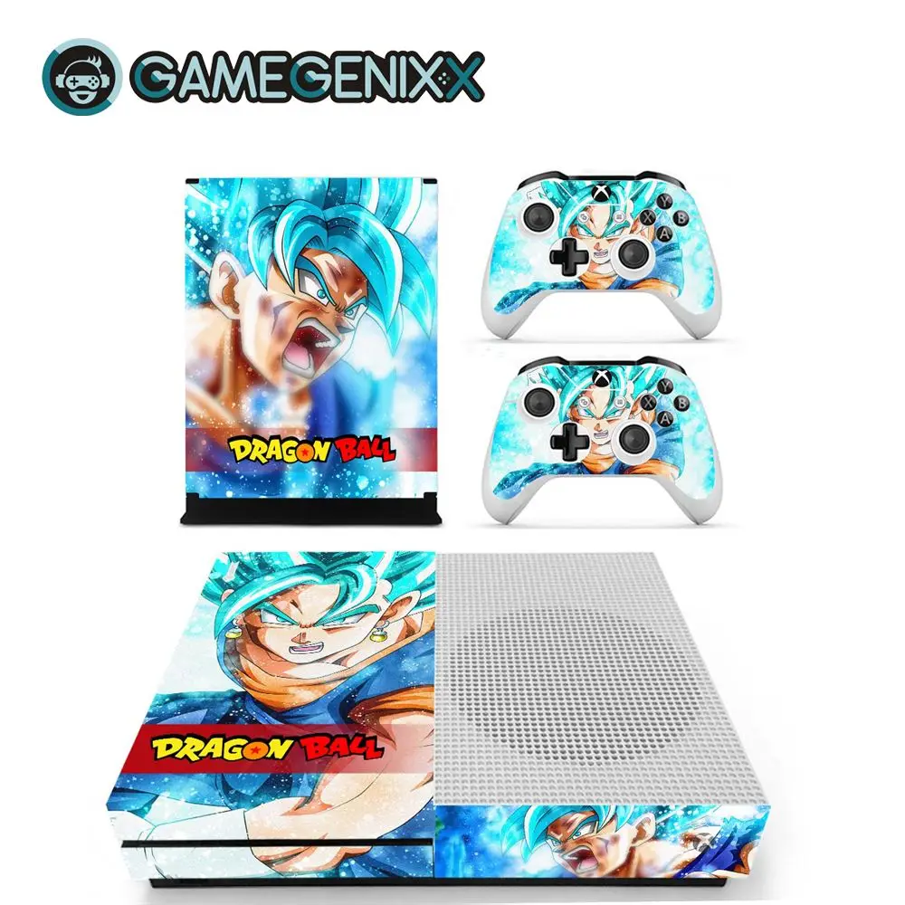 GAMEGENIXX наклейка на кожу Съемная крышка ПВХ винил для Xbox One Slim консоли и 2 контроллера-Dragon Ball