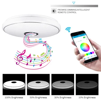 

Modern LED ceiling Lights home lighing 36W APP Bluetooth Music light bedroom lamps Smart ceiling lamp