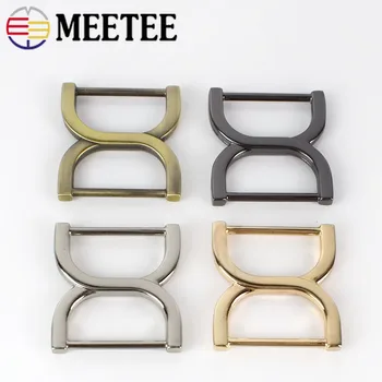 

10/20/50pcs Meetee 25mm Square Bags Buckle Shoes Garment Belts Buckles Connectors Luggage Bag Hardware Accessories F1-2