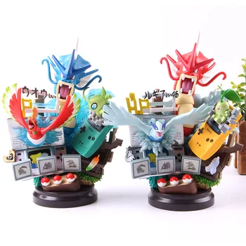 

Anime Cartoon Monsters Figure Charizard Mew Greymon Celebi Ho-Oh GK Statue Monsters Action Figure PVC Collectible Model Toy