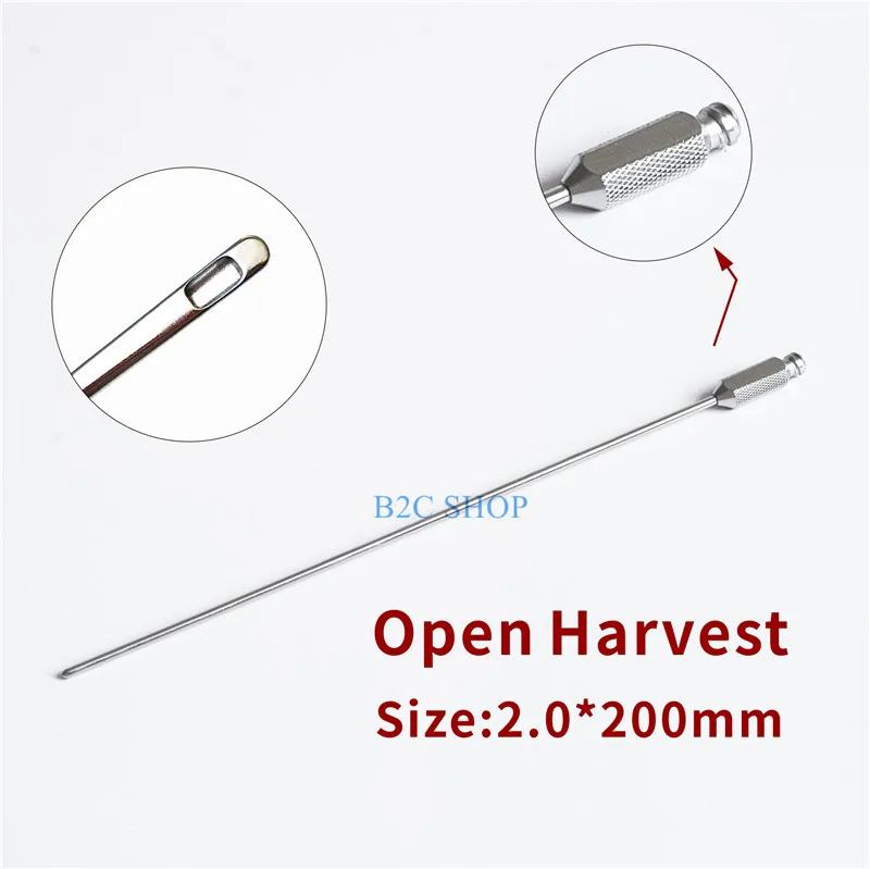 

liposuction cannula fat transfer needle for beauty Liposuction Cannulas Open V-dissector Harvest cannula Stainless steel