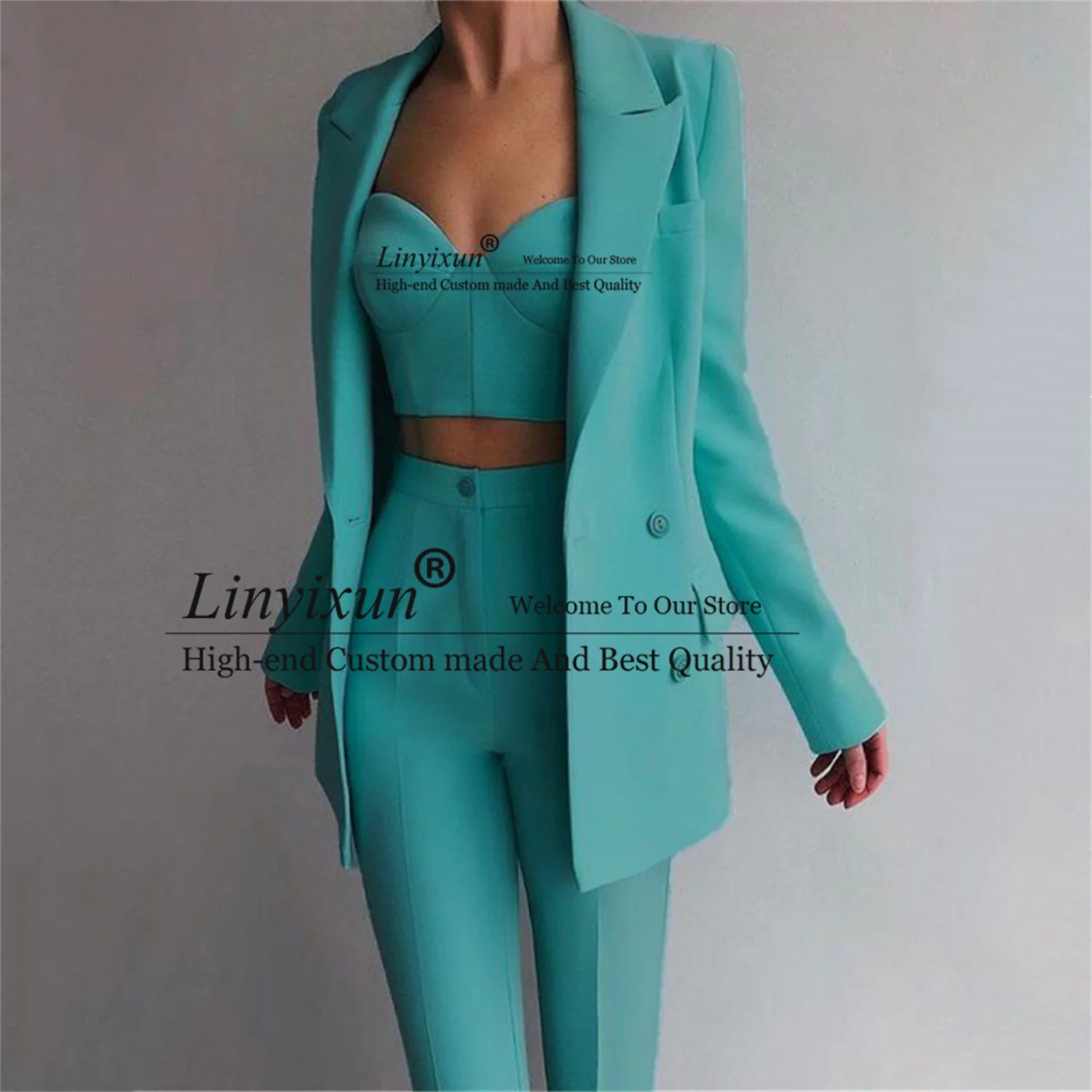 Casual Women Suits Female Pant Suits Office Lady Formal Business Set