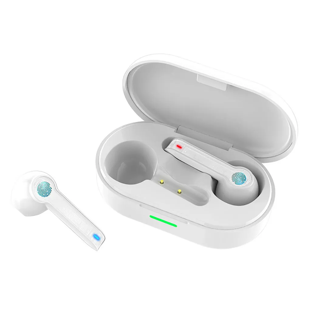Earphones bluetooth hifi noise L32 New Stereo Wireless Sports Bluetooth Headset Touch Control With Charging Compartment