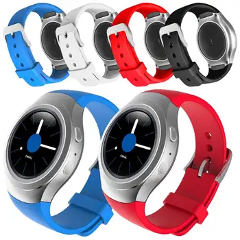 

Watchband For Samsung Galaxy Galaxy Gear S2 R720 R730 Wriststrap Soft Silicon Bracelet Strap Replacement Sport Watch Band