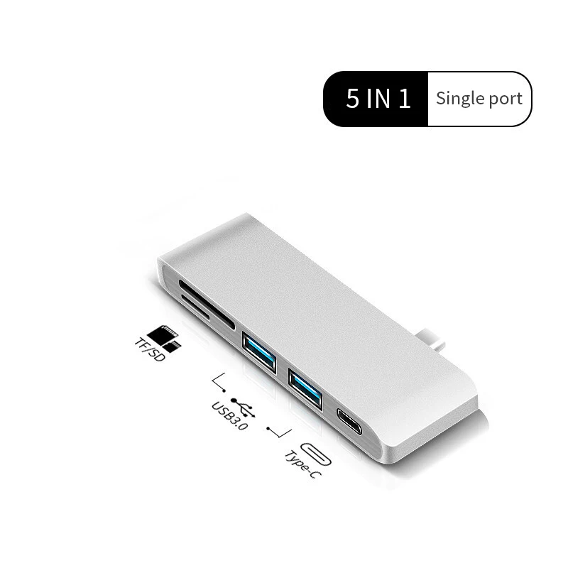 Зеленый Usb-хаб C концентратор для Мульти USB 3,0 HDMI адаптер док-станция для MacBook Pro Аксессуары USB-C type C 3,1 разветвитель 3 порта USB C концентратор - Цвет: Зеленый