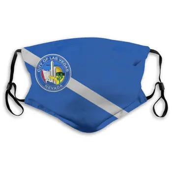 

Flag Of Las Vegas,Nevada Masks With filter Washable & Reusable Anti Dust Breathable Mask With Adjustable Ear Loops