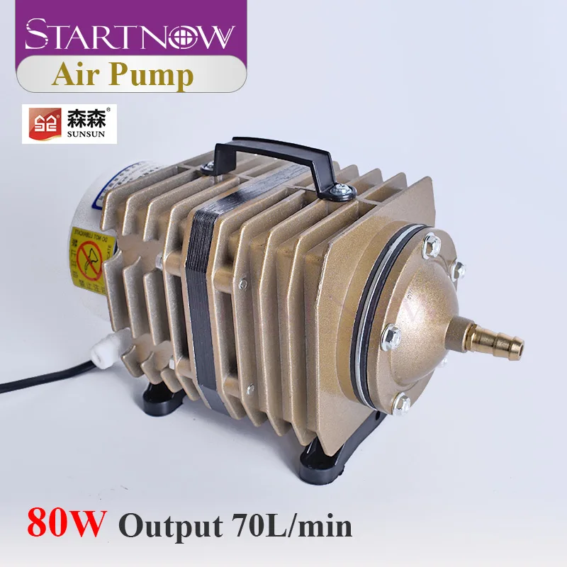 Электромагнитный воздушный компрессор 70Л/мин ACO 005 SUNSUN насос 80 Вт с обратным