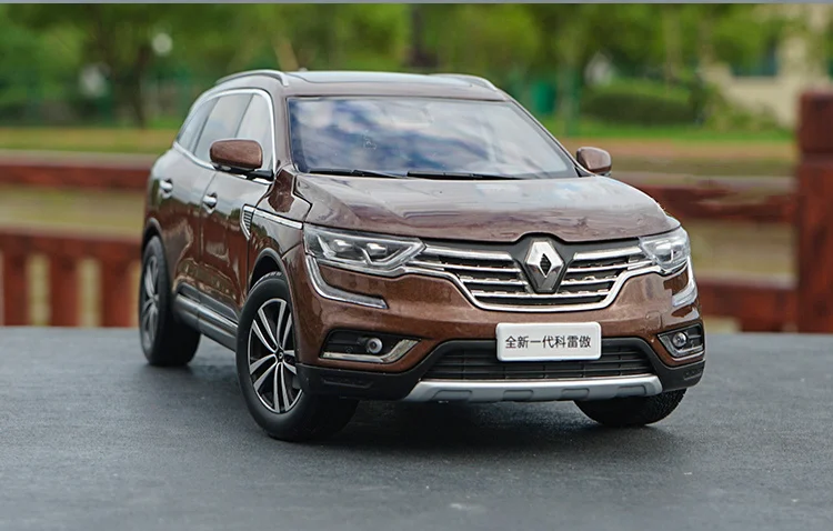 Высокое качество 1:18 новая модель из сплава RENAULT KOLEOS, высокая имитация литого металла модель автомобиля SUV, сбор подарков