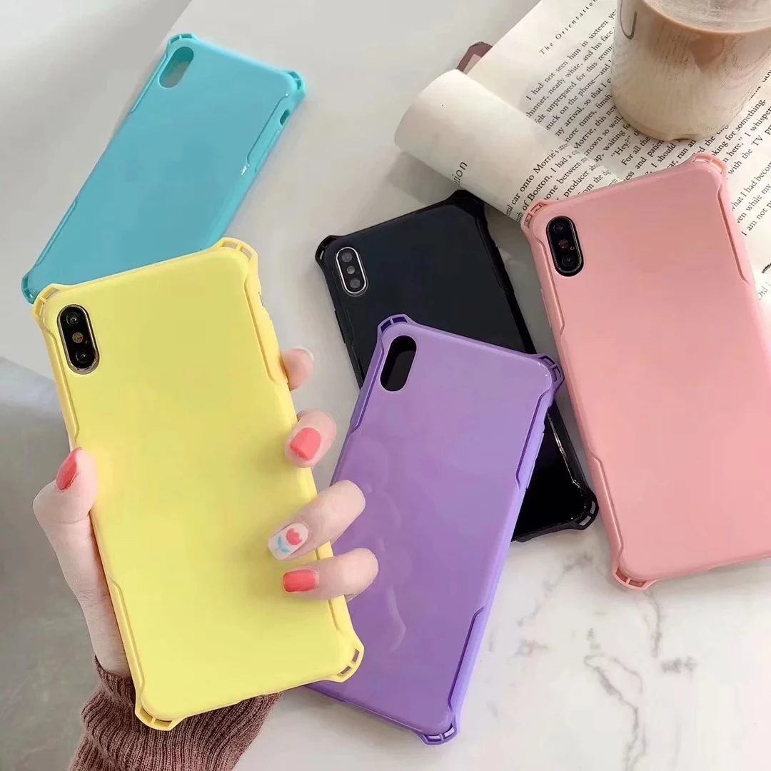 Модный чехол с ожерельем в виде Макарон Для iPhone XS 11 Pro Max XR X 8 7 6 6s Plus Etui для samsung Galaxy S9 S10 Plus противоударный чехол