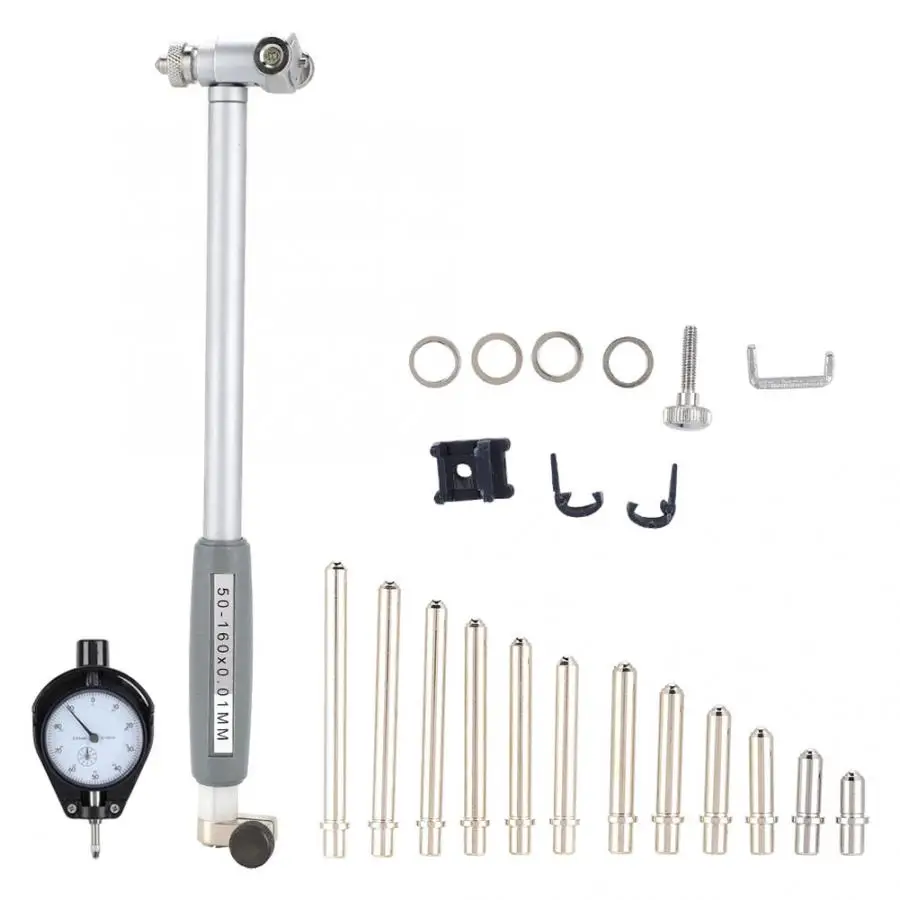 

Dial Indicator Digital Internal Diameter Gauge Aluminum Alloy High Accuracy Measurement Tool 50-160mm Reloj Comparador