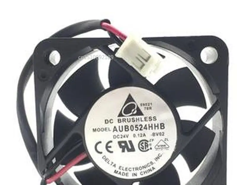 Для оригинальной подлинные стенд до AUB0524HHB 5015 24 В 0.12A 5 см большой ветер количество вентилятор преобразователя