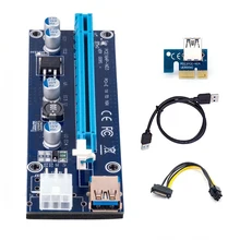 

PCI-E Riser 009S 16X Extender PCI-E Riser USB 3.0 Graphics Card Dedicated PCIE Extension Cable Adapter Card Server Computer