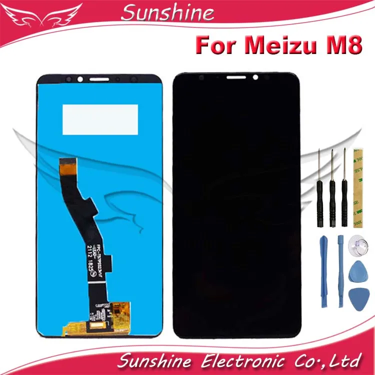 ЖК дисплей Sunshine для Meizu M8C с сенсорным экраном в сборе MEIZU M8 V8|Экраны мобильных