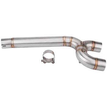 

Motorcycle Full Exhaust System Middle Pipe Link Connect for Yamaha Fz6 Fz6-N 2004 2005 2006 2007-2009 Motorcycle Accessories New