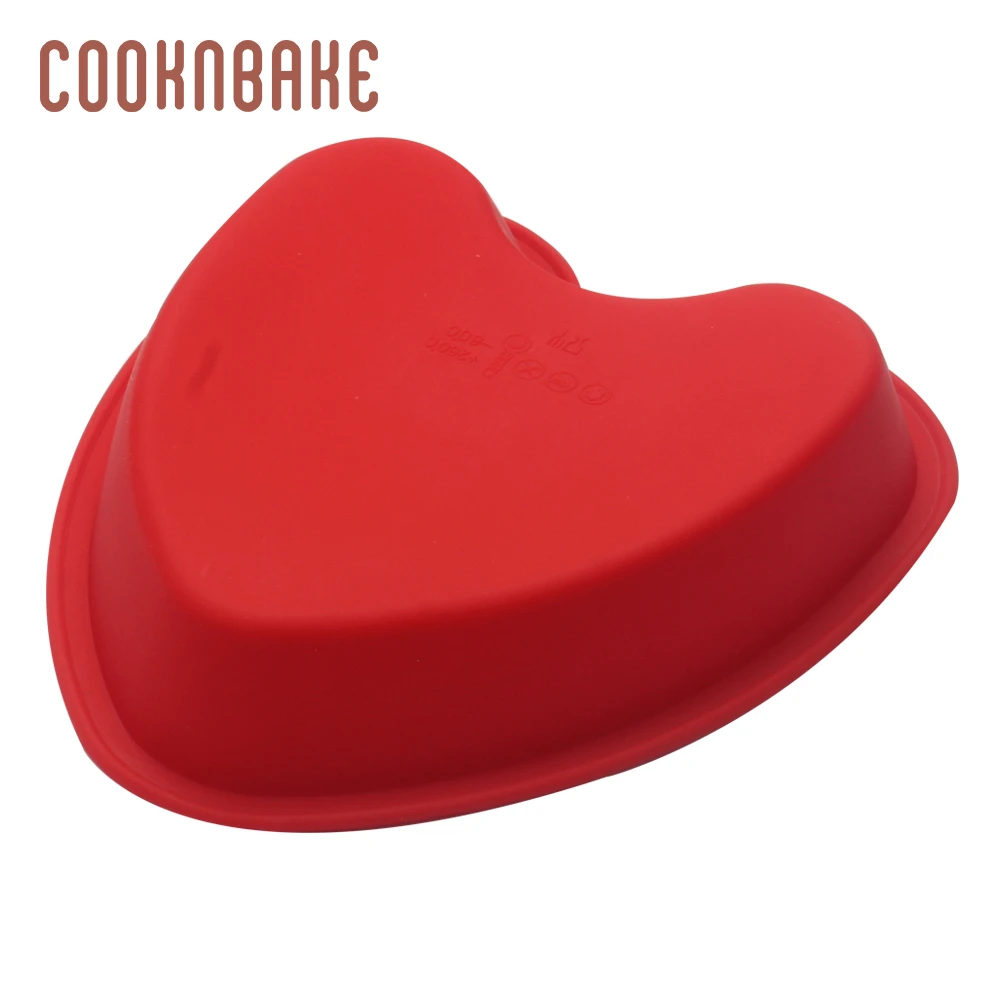 COOKNBAKE силиконовая форма для торта в форме сердца большие торты Кондитерская выпечка форма большой муссовый торт форма для хлеба DIY День рождения Свадьба