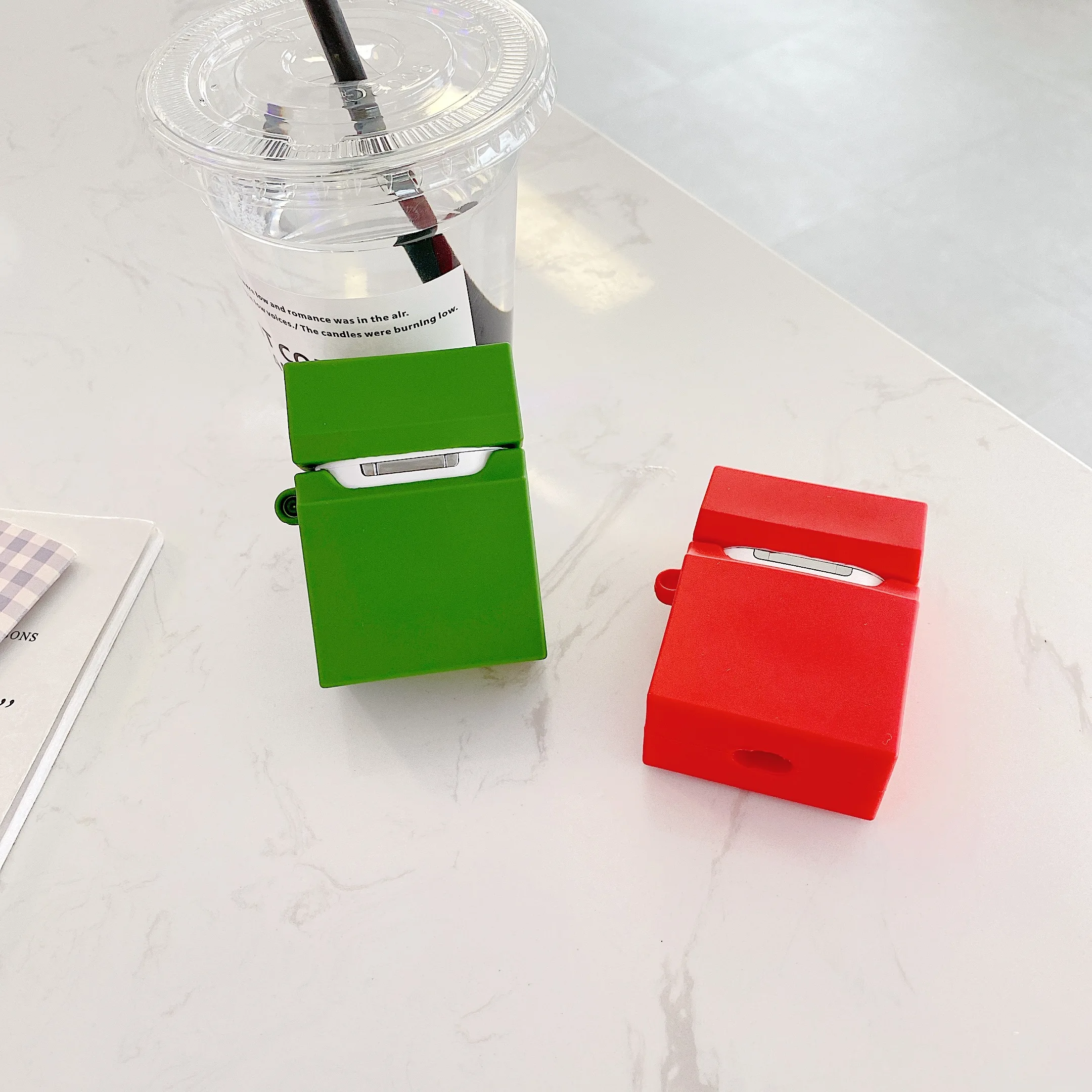 Японский популярный чехол для наушников pocky pretz 3D airpods 1 2 зарядных коробки мягкий