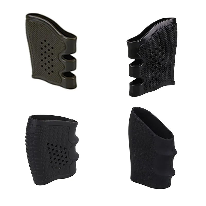 

New Tactical Handgun Pistol Rubber Protect Cover Grip Glove Tactical Anti Slip Glock Holster Hunting Accessories Anti Slip