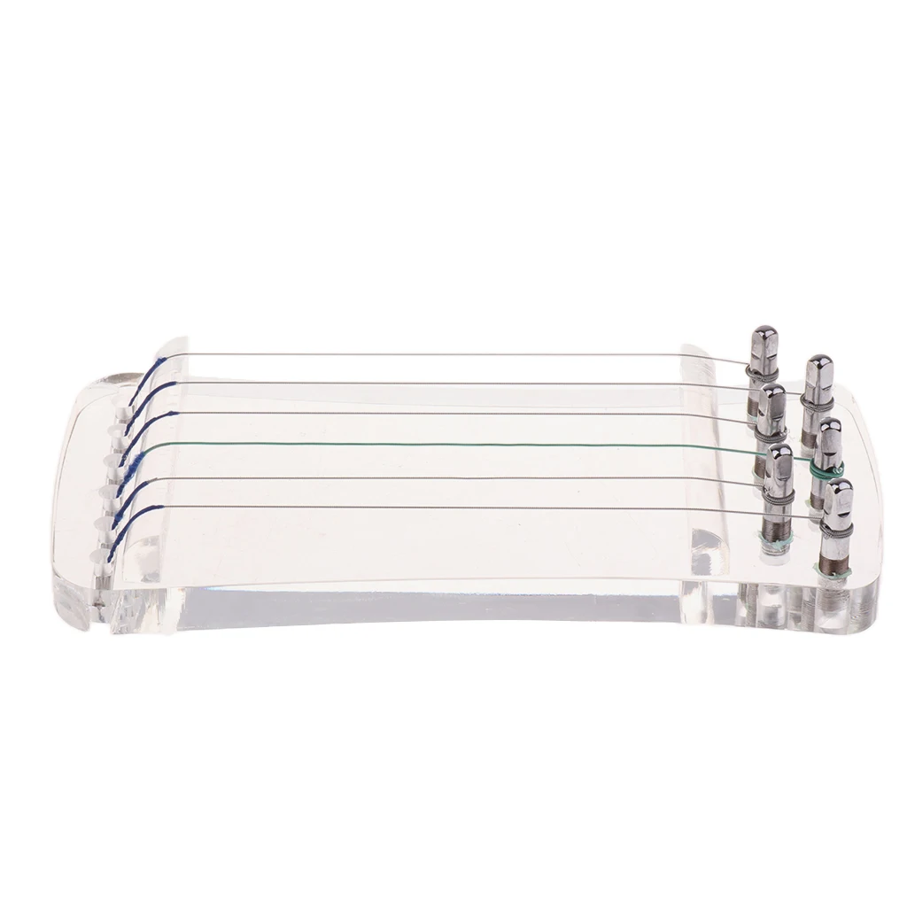 Transparent Finger Hand Exerciser Practice Tool for Japanese Guzheng Lovers 8.07x3.74x1.18inch