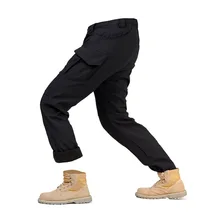 Мужские флисовые брюки зимние военные тактические брюки мужские походные Мужские штаны Водонепроницаемые армейские брюки плюс бархат
