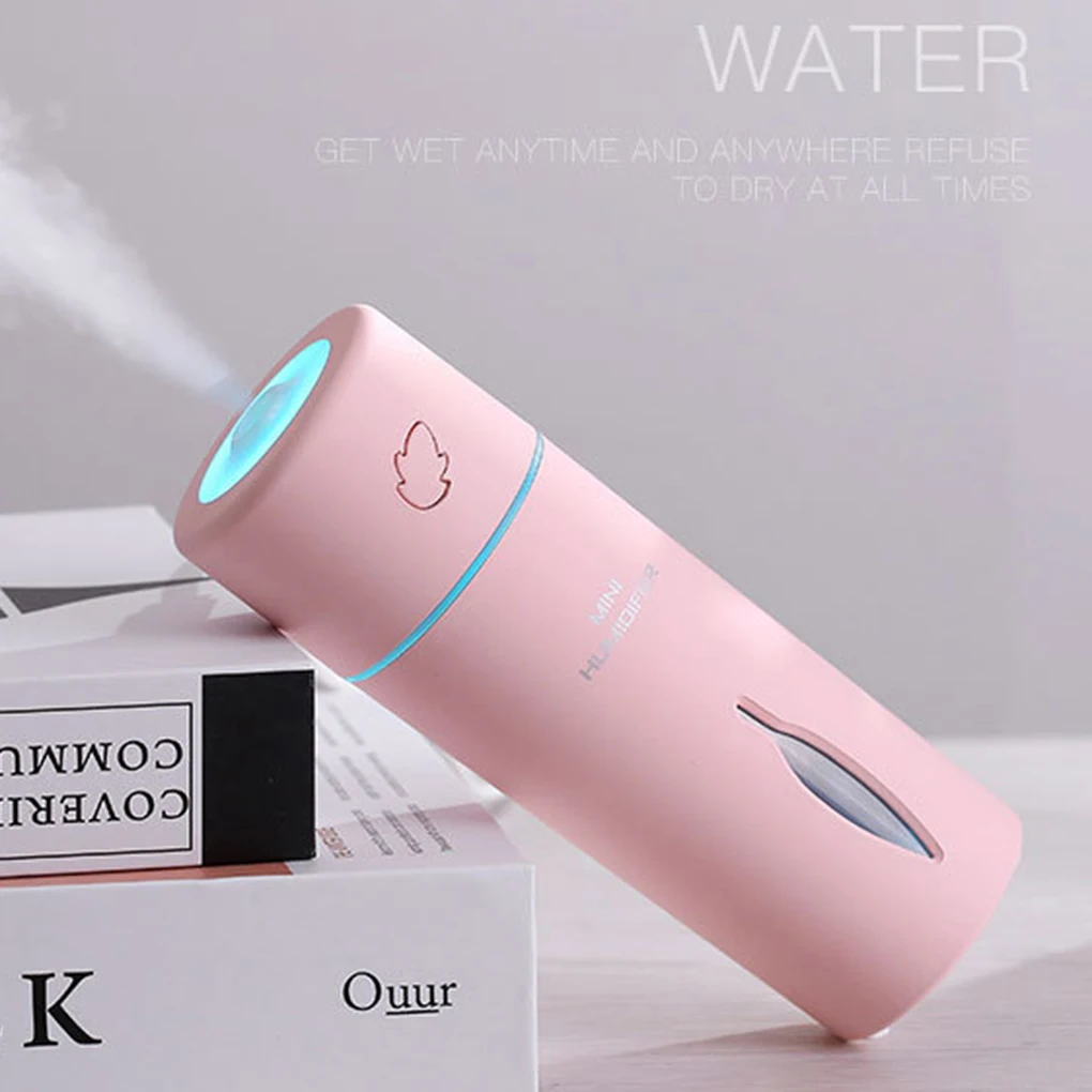Мини USB классный увлажнитель воздуха стол автомобильный листья Спальня распылитель офис светодиодный Ночной светильник тумана инструмент