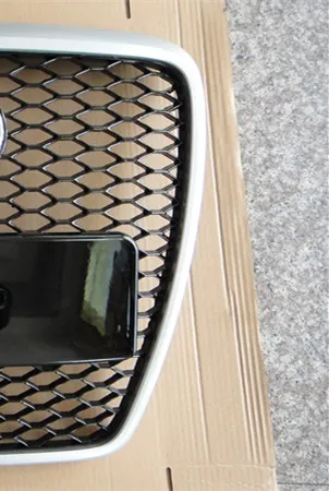2005- Year ABS front Grill Grills, Front Honey Mesh Grille for A6 Car styling mesh Grills - Цвет: 2005-2012
