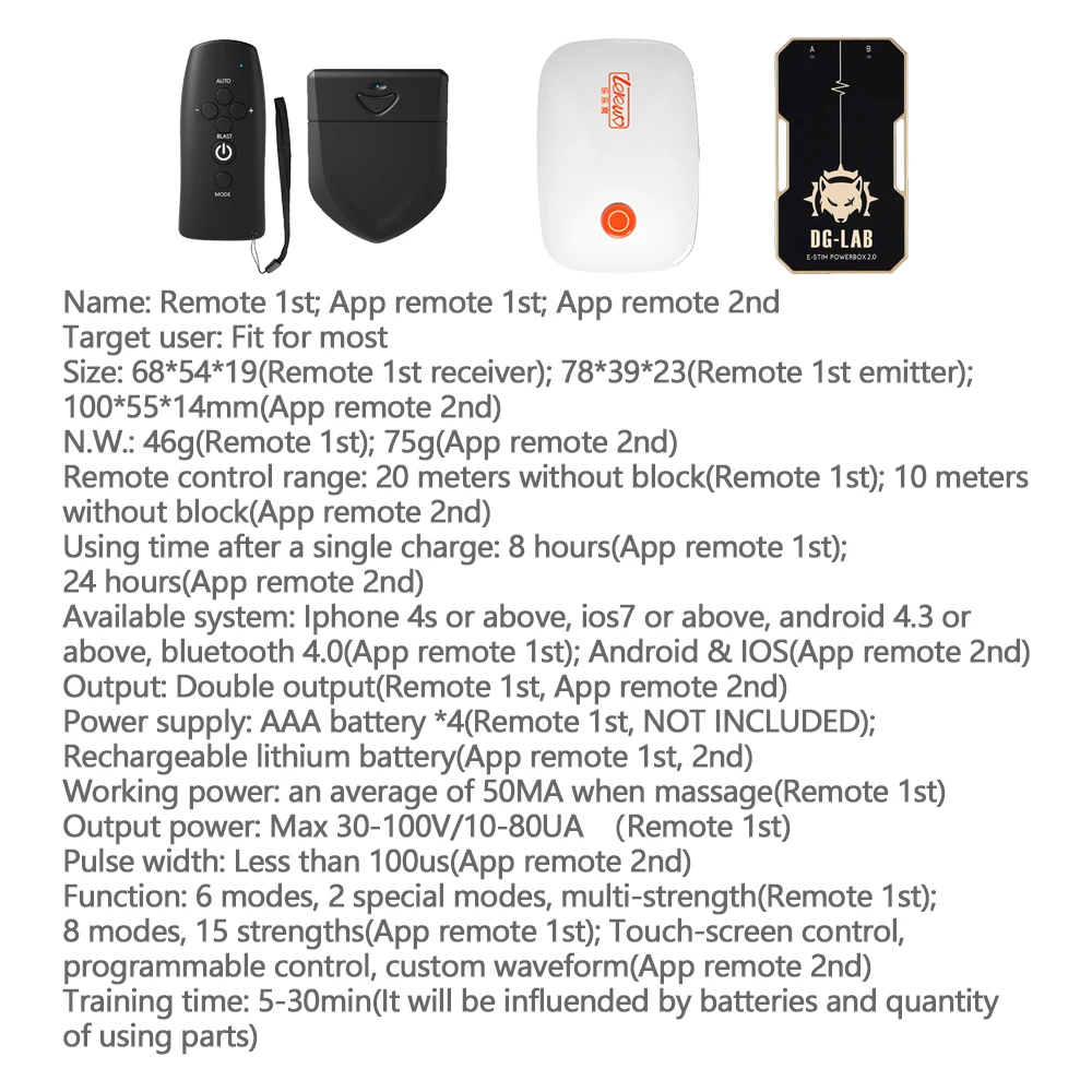 Electro Shock Box For Estim Sex Toys Chastity Cage Penis/Anal Plug Nipple Clamps Electric Taser Electric Discharge Powerful Bdsm