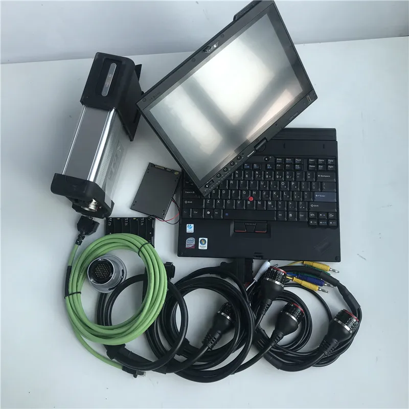 MB Star c5 V2019.12 программное обеспечение в 360g SSD компьютер X200T ноутбук SD 5 MB автомобиль и грузовик OBD2 диагностический инструмент