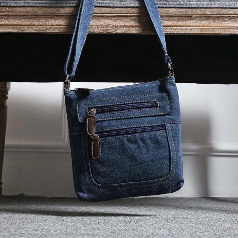 Fashion Shoulder Bags For Women Vintage Denim Crossbody Bag Female Small Messenger Bags Casual Handbags Purse