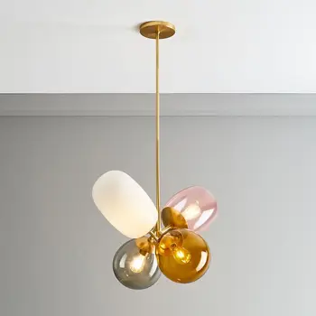 

Modern Bubbles LED Chandelier Ball Lighting Colorful Home Decor Dimming Hanging Lamp Bedroom Living Room Indoor Children Room