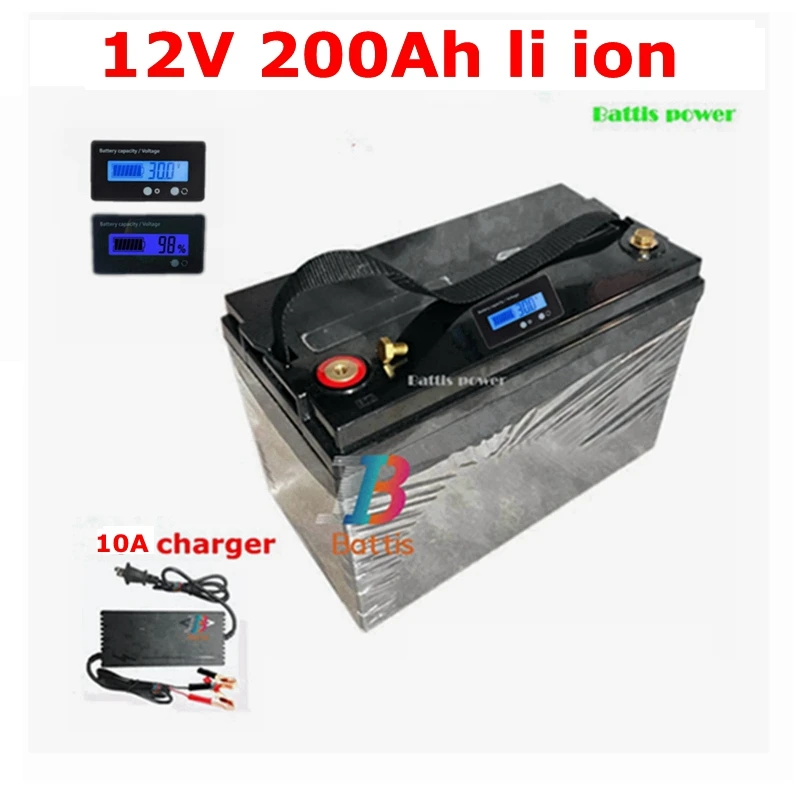 12v 200ah лития ионный Перезаряжаемые акумуляторная батарея BMS li-ion 3s для UPS Динамик
