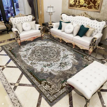 

European Classical Print Persian Art Carpet For Living Room Bedroom Anti-Slip Floor Mat Fashion Kitchen Carpet Area Rugs