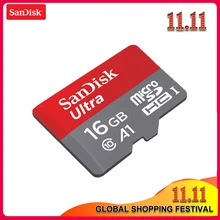 Оригинальная карта Micro SD SanDisk 16 ГБ 32 ГБ 64 ГБ 128 Гб карта памяти Макс 98 Мб/с C10 U1 A1 флэш-карта памяти Micro SD для телефона компьютера
