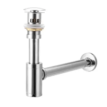 

1 set Basin Drain Valve Kit Trap Pop Up Overflow Sink For Bathroom Faucet Sink Drains Accessories