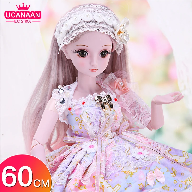 UCanaan/23 6 ''BJD кукла 19 суставов с одеждой наряд обувь парик Макияж для подарок