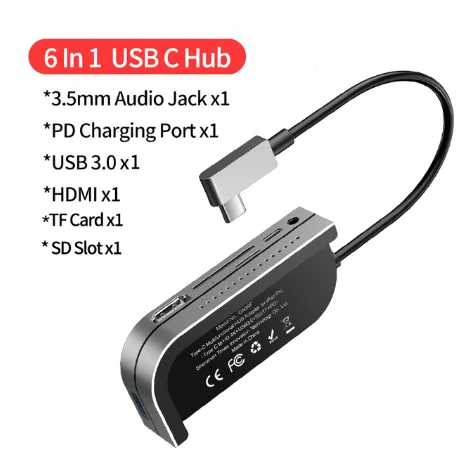 Baseus Мульти USB C концентратор к HDMI USB 3,0 type C концентратор для iPad Pro несколько портов USB-C type-C usb-хаб адаптер для MacBook Pro Air - Цвет: Черный