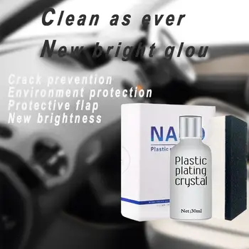 

Auto plastic electroplating agent, auto repair agent, repair, waterproof, update, polish, auto plastic protection, aging