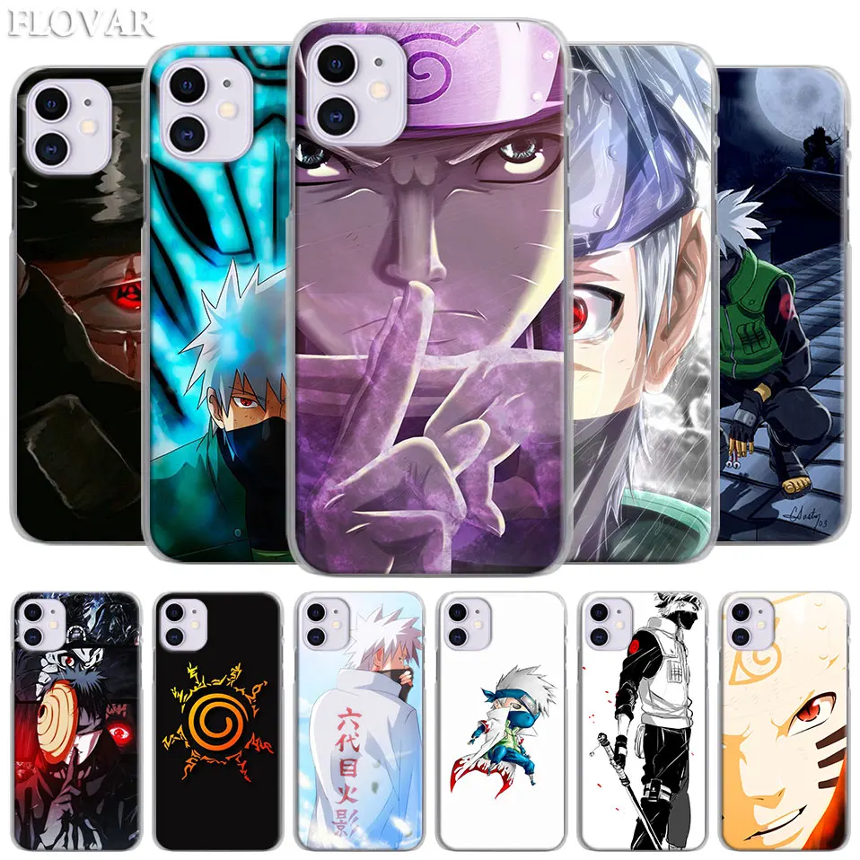 Чехол для телефона Apple iPhone 11 Pro MAX XR X XS 7 8 Plus 6 6s 5S SE жесткий чехол Наруто Какаси