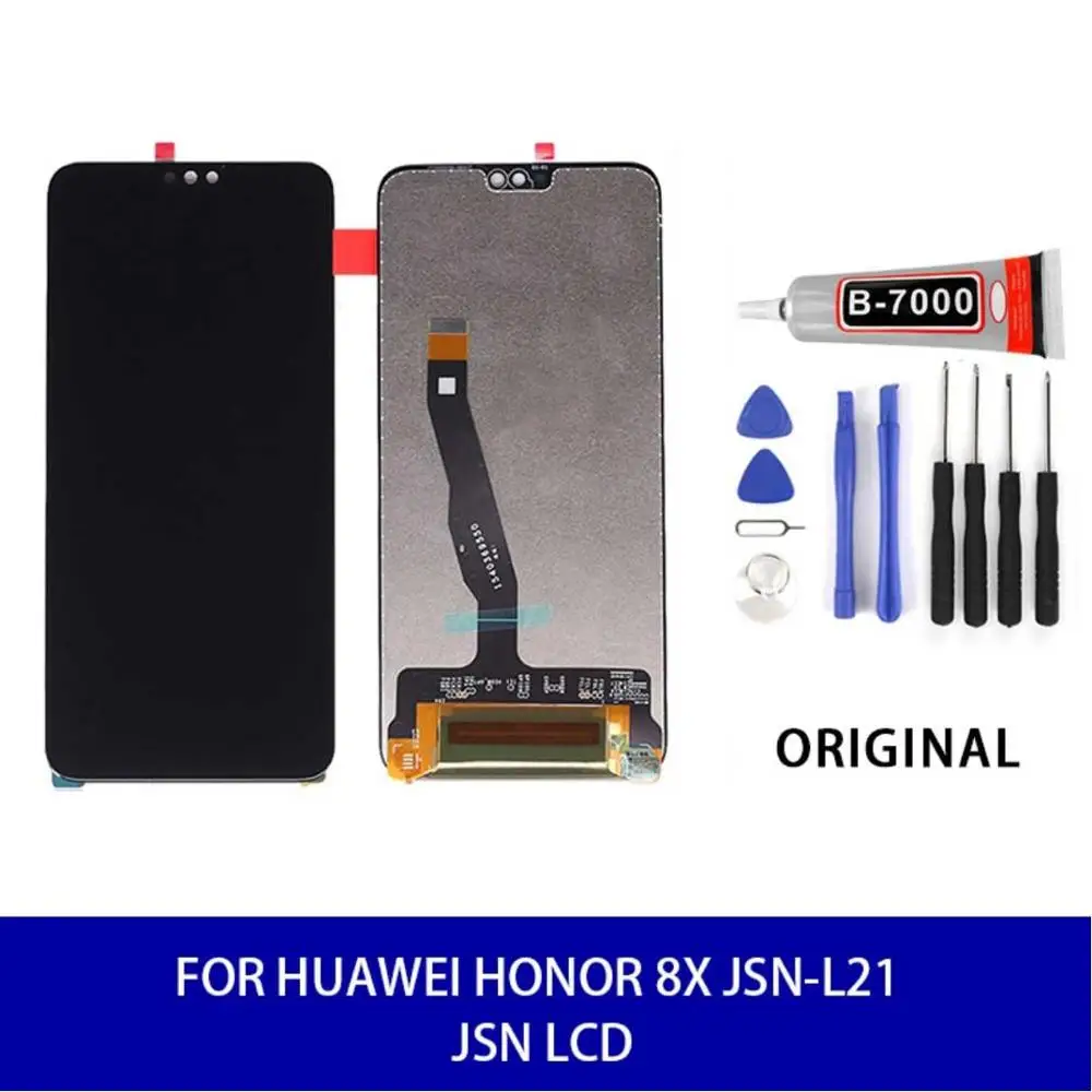 Оригинальный ЖК-дисплей для Huawei Honor 8X JSN-L21 JSN сенсорный экран дигитайзер в сборе