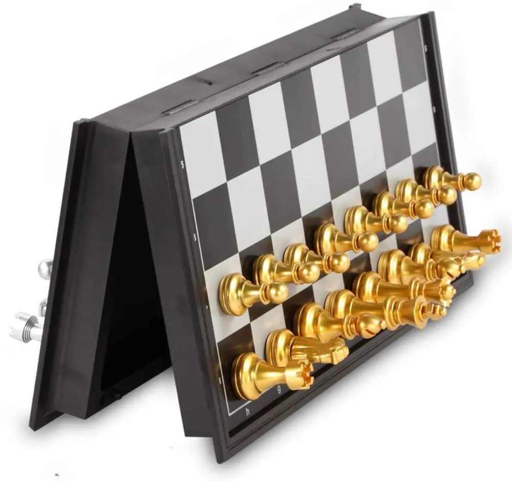 25Cm Travel Magnetic Chess Set Folding, Portable, And Educational Board Game Toys For Kids And Adult