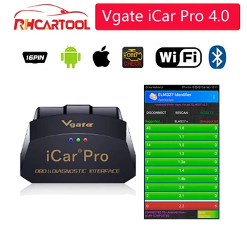 

100% Original Vgate iCar Pro OBD2 Scanner Bluetooth 4.0/WIFI Car Diagnostic Tool ELM327 V2.1 iCar Pro Scanner For Android/IOS