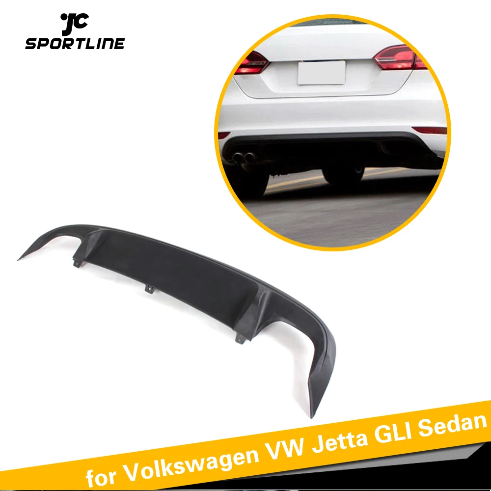 Автомобильный диффузор ABS губа на задний бампер для VW Jetta GLI Sedan 4 двери 2013 2014 2015|rear