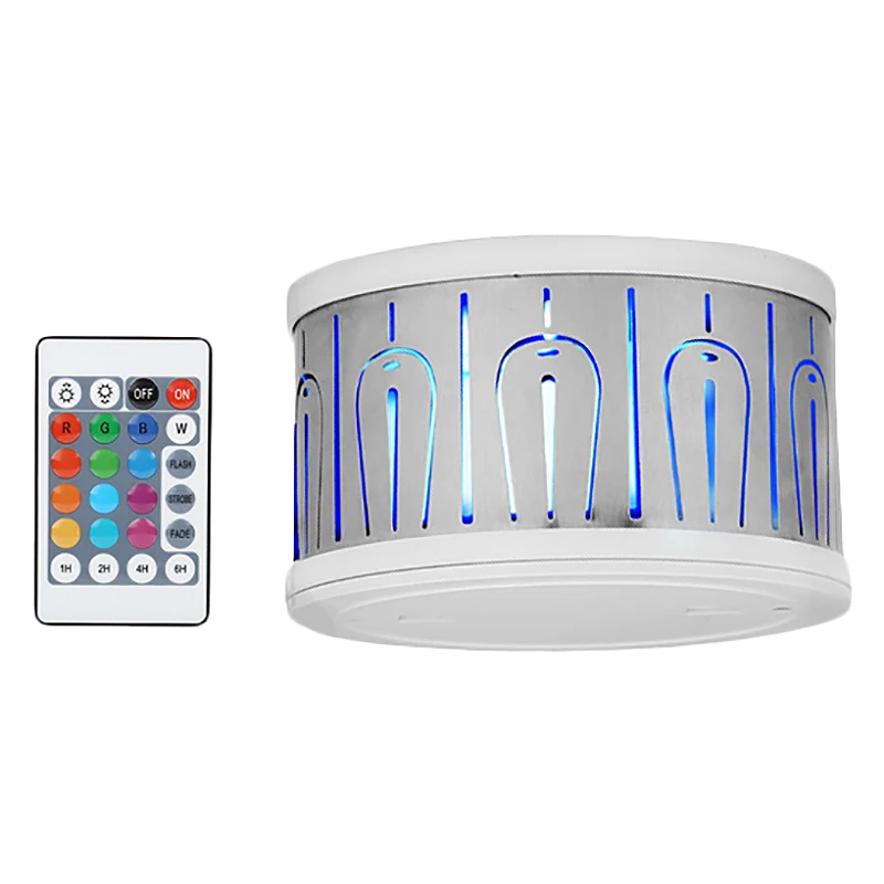 

LED Colorful Lamp Light Peacock Projection Wall Mount Bedside Lamp with Press Remote Control Night Light 4 Brightness Adjustment