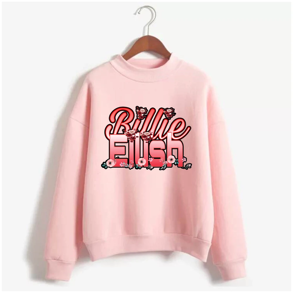 

Billie Eilish Oversized Hoodie Women Harajuku Korean Hip Hop Style Kawaii 90s Sweatshirt Female Streetwear Ulzzang pink kpop