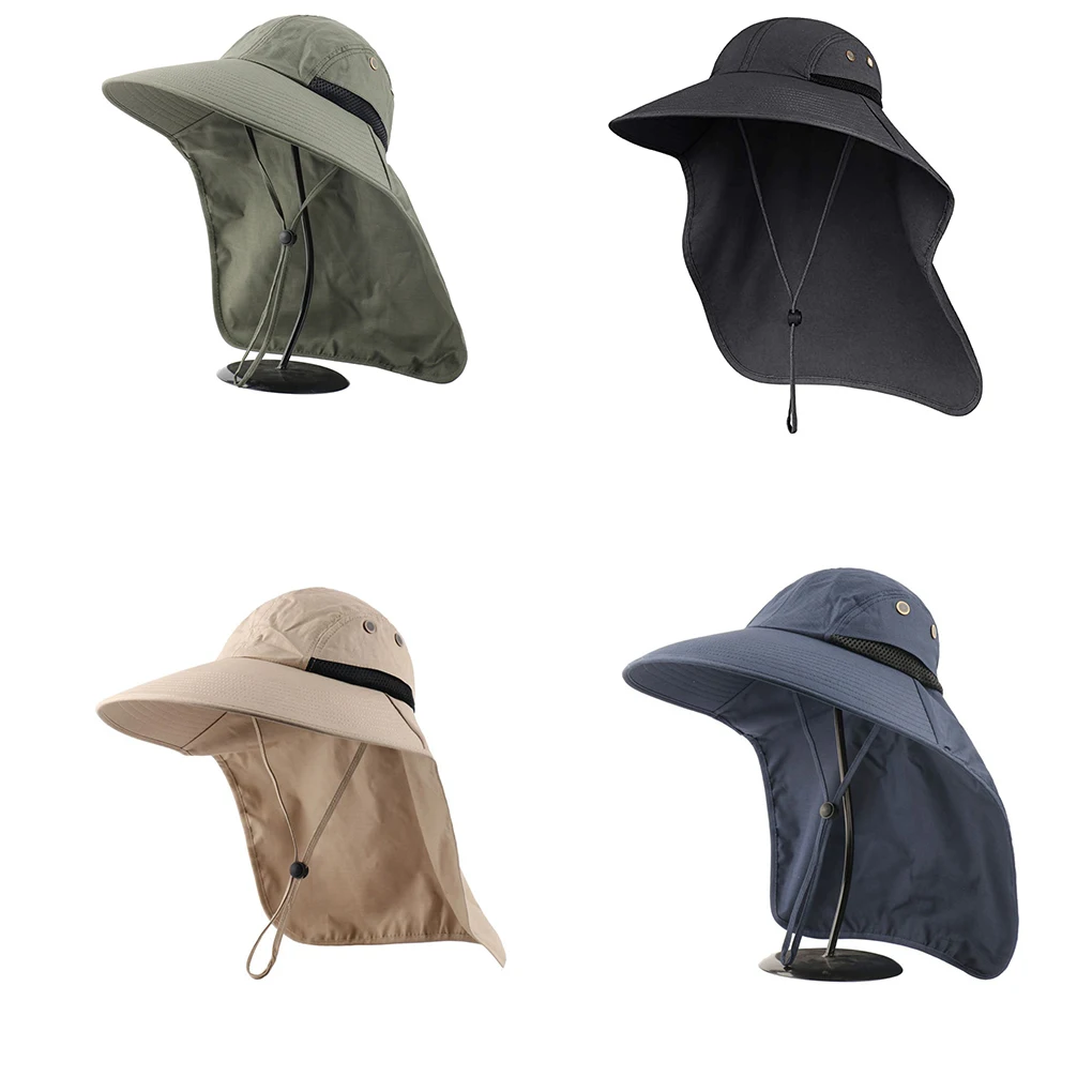 Summer Unisex Sun Hat Adjustable Fishing Bucket Hat Cotton Wide Brim  Climbing Cap Sun Protection Hat For Outdoor Activity - AliExpress