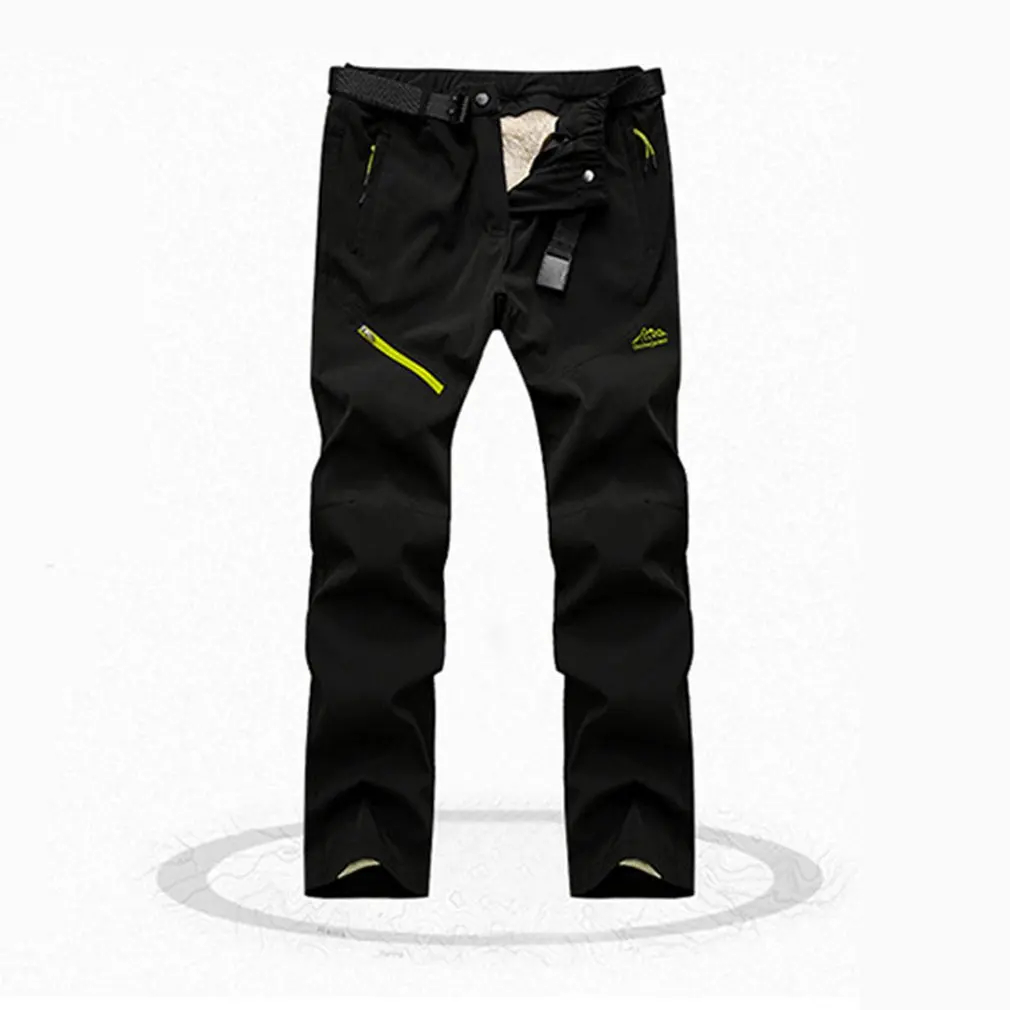 

Outdoor Pants Can Be Detached In Autumn And Winter Plus Velvet Thick Warm And Windproof Waterproof Ski Pants For Climb and Run