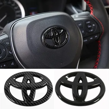 

Car Steering Wheel Sticker For Toyota Corolla Camry Rav4 Yaris Auris Corolla Land Avensis Prius Prado 120 Hilux CHR Accessories